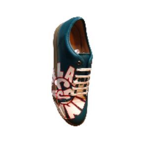 Lanvin DBB1 Low-Top Sneakers Teal/White DBB1 9 NWT